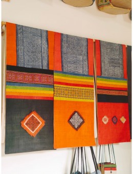 Khăn trải bàn table runner thổ cẩm được làm như thế nào?